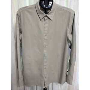 Lululemon Off The Chain Long Sleeve Shirt XL Brown